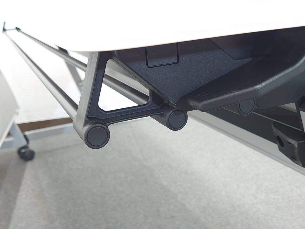 【送料無料 東京地区限定】 会議テーブル 2台セット イトーキ HYシリーズ 幕板付き キャスター付き 折りたたみテーブル 折り畳みテーブル 平行スタックテーブル ミーティングテーブル フォールディングテーブル スタッキングテーブル ITOKI W1800×D450×H720 【中古オフィス家具】【中古】 - 画像 (7)