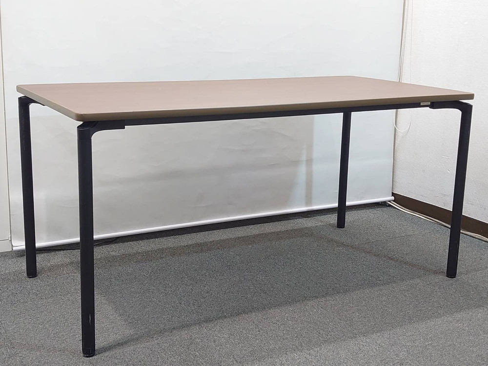 【送料無料 東京地区限定】 4人用 会議セット ミーティングセット オフィステーブル ミーティングテーブル 会議テーブル 会議用テーブル 会議机 W1500×D750×H720 多目的テーブル LION 会議チェア ミーティングチェア FURSYS s4g-00807【中古オフィス家具】【中古】 - 画像 (5)