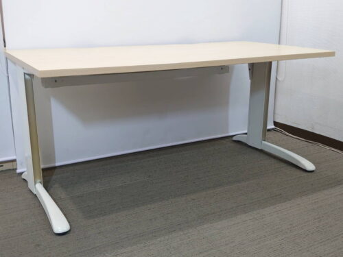 事務用デスク 机 デスク 事務用机 パソコンデスク ワーキングデスク 平机 W1600 スチールデスク オフィスデスク 事務デスク ワークデスク 事務机 平デスク PCデスク 【中古オフィス家具】【中古】