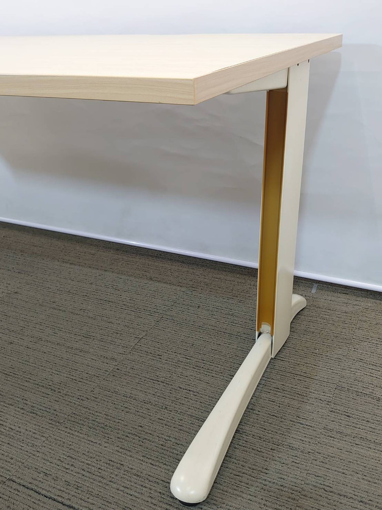 事務用デスク 机 デスク 事務用机 パソコンデスク ワーキングデスク 平机 W1600 スチールデスク オフィスデスク 事務デスク ワークデスク 事務机 平デスク PCデスク 【中古オフィス家具】【中古】 - 画像 (5)