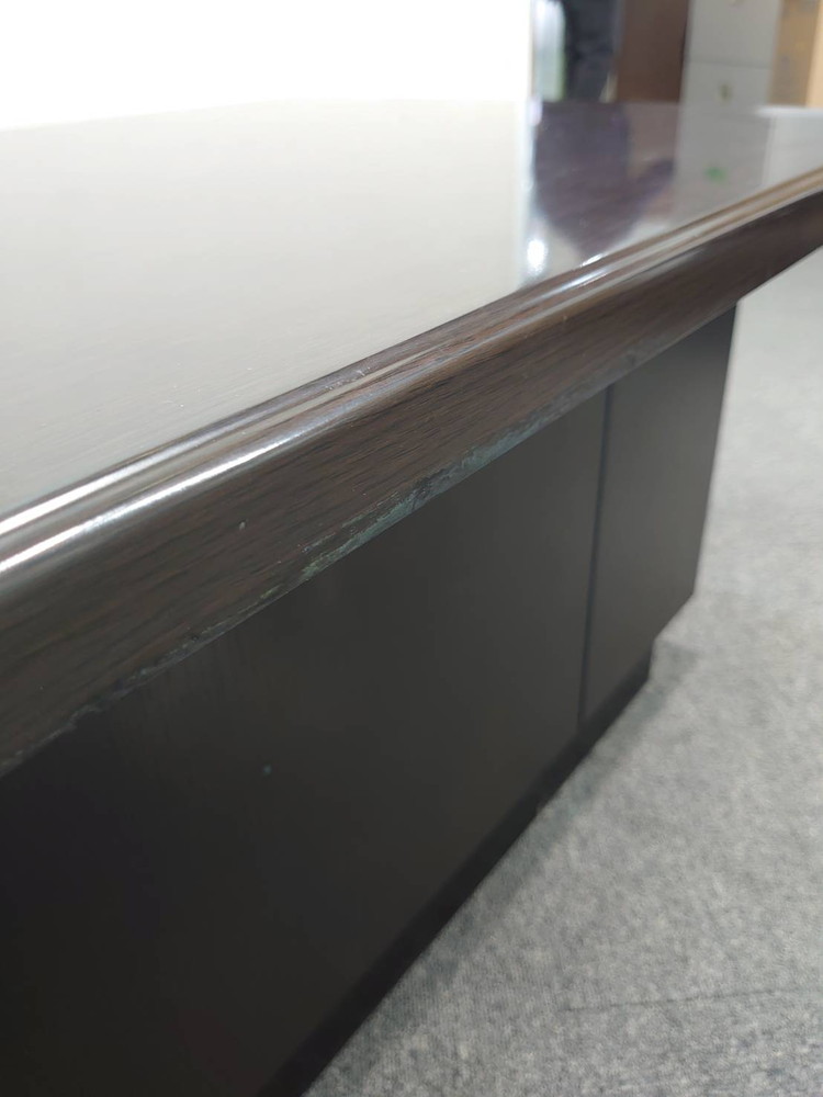 【送料無料 東京地区限定】 応接セット 4点セット 1人掛けソファ 3人掛けソファ ローテーブル ソファセット 応接家具 応接用セット 応接用ソファ ベージュ色 アームソファ ロングソファ 役員室 会議室 応接室 応接ソファ 役員ソファセット オカムラ 【中古オフィス家具】【中古】 - 画像 (17)