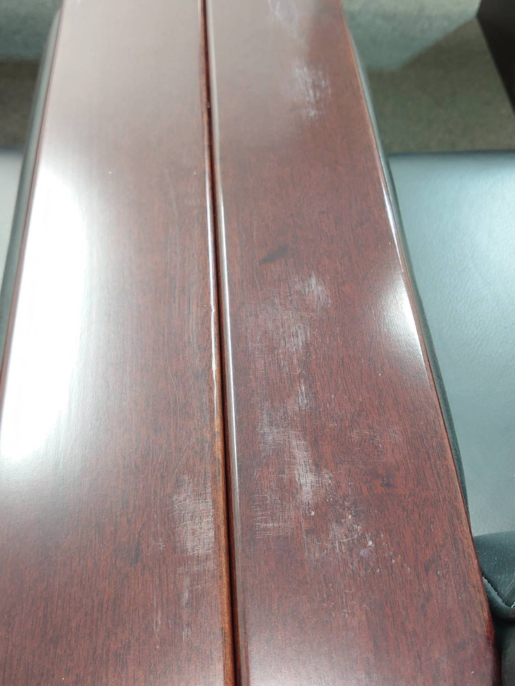 【送料無料 東京地区限定】 イトーキ 応接セット 5点セット 4人用 1人掛けソファ×4 テーブル ソファセット 応接家具 応接用セット 応接用ソファ ブラック色 革張り アームソファ 役員室 会議室 応接室 応接ソファ 役員ソファセット XAシリーズ 【中古オフィス家具】【中古】 - 画像 (10)